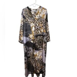 Natori Imperial Lotus Floral Satin Robe